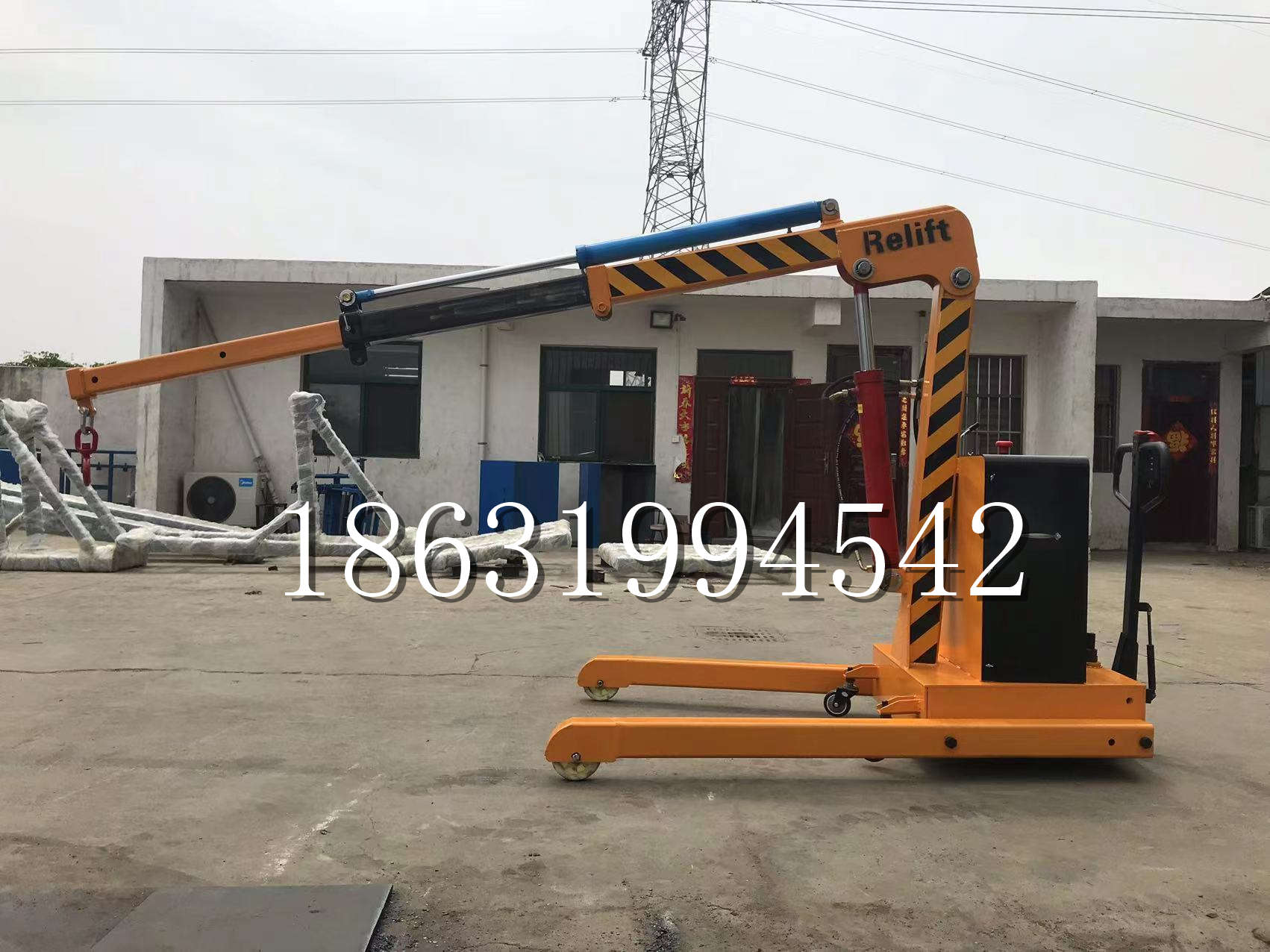 昌黎县久征定做3吨三轮随车吊 农用园林绿化移树吊 平板工程用小吊机