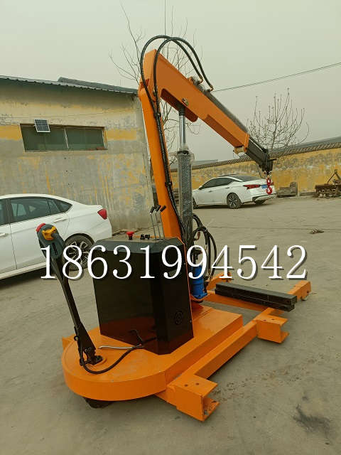 昌黎县自卸车厢随车吊 自制轮式四不像起重机 四驱平板吊 5吨 贵盛